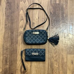 Victorias Secret small purse with adjustable strap and matching wristlet